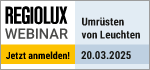 Regiolux Webinar - Umrüsten von Leuchten - Was Risikobewertung wirklich bedeutet - 20. März 2025 - 09:30 Uhr