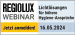 Regiolux Webinar -Lichtlösungen für höhere Hygiene-Ansprüche - 16. Mai 2024 09:30